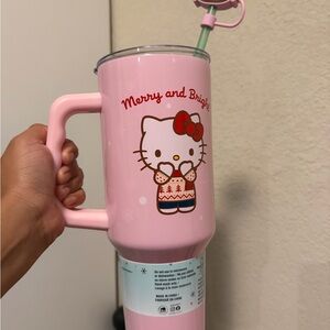 Hello Kitty Pink Holiday Mug